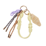 【正規品】 ヴィオラドーロ キーホルダー チャーム アクセサリー かわいい 鍵 VIOLAd'ORO レディース キーチャーム 大人 ブランド おしゃれ バッグチャーム アクリル ハート レオパード カラビナ パラコード BIANCA V-5078