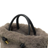 【正規品】 ヴィオラドーロ トートバッグ レディース ふわふわ バッグ VIOLAd'ORO ブランド 大人 女性 おしゃれ 2WAY ショルダー ハンドル 軽量 小さめ A5 ELMO レッキスラビット調エコファー 2WAYトート V-8763