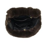 【正規品】 ヴィオラドーロ トートバッグ レディース ふわふわ バッグ 大きめ VIOLAd'ORO ブランド 大人 女性 おしゃれ トート ハンドル 大容量 A4 ELMO レッキスラビット調エコファー チェーントート V-8924