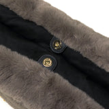 【正規品】 ヴィオラドーロ トートバッグ レディース ふわふわ バッグ 大きめ VIOLAd'ORO ブランド 大人 女性 おしゃれ トート ハンドル 大容量 A4 ELMO レッキスラビット調エコファー チェーントート V-8924