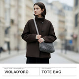 【正規品】 ヴィオラドーロ ショルダーバッグ レディース VIOLAd'ORO ファー ムートン バッグ 斜めがけ 大人 上品 小さめ 軽量 ファーショルダーバッグ 秋 冬 ELMO カルガンムートンエコファー ワンショルダーバッグ V-8937