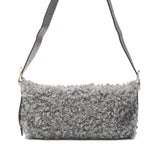 【正規品】 ヴィオラドーロ ショルダーバッグ レディース VIOLAd'ORO ファー ムートン バッグ 斜めがけ 大人 上品 小さめ 軽量 ファーショルダーバッグ 秋 冬 ELMO カルガンムートンエコファー ワンショルダーバッグ V-8937