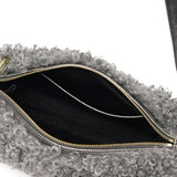 【正規品】 ヴィオラドーロ ショルダーバッグ レディース VIOLAd'ORO ファー ムートン バッグ 斜めがけ 大人 上品 小さめ 軽量 ファーショルダーバッグ 秋 冬 ELMO カルガンムートンエコファー ワンショルダーバッグ V-8937