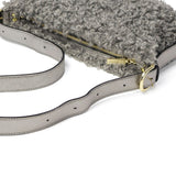 【正規品】 ヴィオラドーロ ショルダーバッグ レディース VIOLAd'ORO ファー ムートン バッグ 斜めがけ 大人 上品 小さめ 軽量 ファーショルダーバッグ 秋 冬 ELMO カルガンムートンエコファー ワンショルダーバッグ V-8937