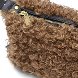 【正規品】 ヴィオラドーロ ショルダーバッグ レディース VIOLAd'ORO ファー ムートン バッグ 斜めがけ 大人 上品 小さめ 軽量 ファーショルダーバッグ 秋 冬 ELMO カルガンムートンエコファー ワンショルダーバッグ V-8937