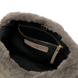 【正規品】 ヴィオラドーロ トートバッグ レディース 小さめ VIOLAd'ORO ファー バッグ 軽量 肩掛け ファートートバッグ トート 秋 冬 横型 スエード ELMO レッキスラビットエコファーワンショルダーバッグ V-8964