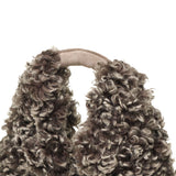 【正規品】 ヴィオラドーロ ハンドバッグ レディース 小さめ VIOLAd'ORO ファー バッグ トート A5 ブランド かわいい 秋 冬 秋冬 もこもこ おしゃれ ハンドバッグ 女性 ELMO チキャンラムエコファー ホーボーバッグ V-8976