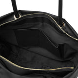 【正規品】 ヴィオラドーロ トートバッグ レディース VIOLAd'ORO Mサイズ 軽い 軽量 ブランド かわいい 通勤 レザーコンビ ナイロン 日本製 B5 BIANCA ノットハンドル バイカラーナイロントート M V-2250