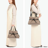 【正規品】 ヴィオラドーロ トートバッグ レディース VIOLAd'ORO 斜め掛け 軽い 軽量 ブランド かわいい 小さめ レザーコンビ ショルダー 日本製 2WAY A5 BIANCA ナイロンドロストトートバッグ M V-2293