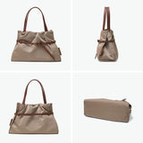 【正規品】 ヴィオラドーロ トートバッグ レディース VIOLAd'ORO 軽い 軽量 ブランド かわいい 小さめ レザーコンビ 日本製 通勤 おしゃれ 女性 A4 BIANCA ナイロンドロストトートバッグ L V-2294