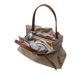 【正規品】 ヴィオラドーロ トートバッグ レディース VIOLAd'ORO 軽い 軽量 ブランド かわいい 小さめ レザーコンビ 日本製 通勤 おしゃれ 女性 A4 BIANCA ナイロンドロストトートバッグ L V-2294