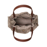 【正規品】 ヴィオラドーロ トートバッグ レディース VIOLAd'ORO 軽い 軽量 ブランド かわいい 小さめ レザーコンビ 日本製 通勤 おしゃれ 女性 A4 BIANCA ナイロンドロストトートバッグ L V-2294