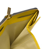 【正規品】 ヴィオラドーロ 二つ折り財布 財布 レディース コンパクト 二つ折り VIOLAd'ORO ブランド シンプル 本革 バイカラー 二つ折 大人 かわいい 薄い L字ファスナー BOX型小銭入れ PORTA V-5063