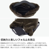【正規品】 ヴィオラドーロ トートバッグ レディース VIOLAd'ORO トート バッグ ブランド ファー ファーバッグ A5 肩掛け 肩かけ ハンドル 女性 大人 大人可愛い 秋冬 ハンドバッグ ELMO エルモ V-9083
