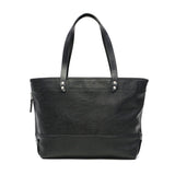 지퍼 A4 비즈니스 대형 가죽 가죽 통근 수직 비즈니스 토트 어깨 검은 브랜드 수확 레이블 남성 Vye-4806을 가진 토트 백 콧수염.