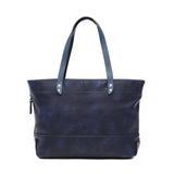 지퍼 A4 비즈니스 대형 가죽 가죽 통근 수직 비즈니스 토트 어깨 검은 브랜드 수확 레이블 남성 Vye-4806을 가진 토트 백 콧수염.