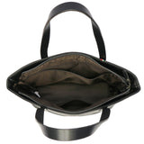 지퍼 A4 비즈니스 대형 가죽 가죽 통근 수직 비즈니스 토트 어깨 검은 브랜드 수확 레이블 남성 Vye-4806을 가진 토트 백 콧수염.