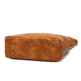 지퍼 A4 비즈니스 대형 가죽 가죽 통근 수직 비즈니스 토트 어깨 검은 브랜드 수확 레이블 남성 Vye-4806을 가진 토트 백 콧수염.