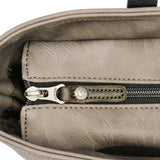 지퍼 A4 비즈니스 대형 가죽 가죽 통근 수직 비즈니스 토트 어깨 검은 브랜드 수확 레이블 남성 Vye-4806을 가진 토트 백 콧수염.