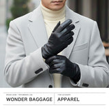 【正規品2年保証】 ワンダーバゲージ 手袋 メンズ 防寒 WONDER BAGGAGE レザー 本革 羊革 一枚革 お洒落 ブランド 冬 ビジネス 洗濯可 ウォッシャブル セトウチレザー グローブ シープレザーグローブ WB-A-027