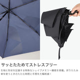 ウォーターフロント 折りたたみ傘 自動開閉 晴雨兼用 軽量 コンパクト ブランド Waterfront メンズ レディース ワンタッチ 折りたたみ UVカット 紫外線対策 親骨55cm クイックシャット自動開閉 55cm U355-0811