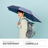 ウォーターフロント 折りたたみ傘 自動開閉 晴雨兼用 軽量 コンパクト ブランド Waterfront ワンタッチ 折りたたみ UVカット 紫外線対策 親骨55cm クイックシャット エクステンション 折 55cm U355-0887