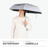 ウォーターフロント 折りたたみ傘 傘 メンズ レディース 自動開閉 晴雨兼用 形状記憶 ケース Waterfront おしゃれ UVカット 遮光 遮熱 撥水 ワンタッチ 折りたたみ 完全遮光 クイックシャット UVブロック 折 55cm S355-1303