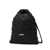 エックスガール ナップサック レディース リュック X-girl ブランド 女子 おしゃれ かっこいい ストリート 旅行 スポーティ 部活 巾着 バッグ ブラック カモ柄 軽量 軽い A4 ナイロン ロゴ KNAPSACK 105252053009