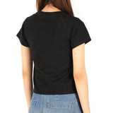 エックスガール Tシャツ レディース X-girl 半袖 綿100% 無地 ロゴ ブランド おしゃれ かわいい カジュアル クルーネック 2枚セット 白 黒 コンパクト トップス カットソー LOGO AND BUTTERFLY 2P S/S BABY TEE 105252011032