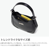 【セール30%OFF】 エックスガール ハンドバッグ 小さめ X-girl バッグ レディース 黒 トートバッグ ファスナー付き ワンハンドル ミニバッグ ミニ 小さい 軽量 レトロ 肩掛け Y2K RHINESTONE LABEL HANDBAG 105252053006