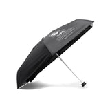 X-girl umbrella folding umbrella for women X-girl folding umbrella for both sunny and rainy days, lightweight, lightweight, compact, UV protection, shading rate of 99.9% or more, black, inside, black, 52cm, heat shielding, light shielding, collaboration X-girl × HUS ALL WEATHER SMART UMBRELLA 105252054028
