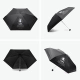 エックスガール 傘 折りたたみ傘 レディース X-girl 折りたたみ 晴雨兼用 日傘 軽量 軽い コンパクト UVカット 遮光率99.9%以上 内側 黒 52cm 遮熱 遮光 コラボ X-girl × HUS ALL WEATHER SMART UMBRELLA 105252054028