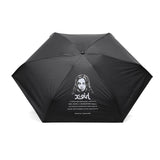 エックスガール 傘 折りたたみ傘 レディース X-girl 折りたたみ 晴雨兼用 日傘 軽量 軽い コンパクト UVカット 遮光率99.9%以上 内側 黒 52cm 遮熱 遮光 コラボ X-girl × HUS ALL WEATHER SMART UMBRELLA 105252054028