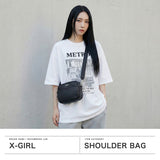 エックスガール ショルダーバッグ レディース かわいい 斜めがけバッグ おしゃれ X-girl ショルダー バッグ ミニショルダーバッグ 斜めがけ 小さめ 軽い 軽量 ブランド FAUX LEATHER SHOULDER BAG 105215053005