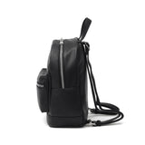 エックスガール リュック レディース X-girl 小さめ 軽量 軽い おしゃれ かわいい ミニ フェイクレザー ブランド リュックサック コンパクト カジュアル A5 FAUX LEATHER MINI DAY PACK 105215053006