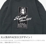 エックスガール パーカー レディース ジップ薄手 X-girl 秋 冬 大きめ おしゃれ ブランド ジップアップ スウェットパーカ 綿 フーディー ストリート トップス FACE BOX PATCH ZIP UP SWEAT HOODIE 105253012005