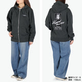 エックスガール パーカー レディース ジップ薄手 X-girl 秋 冬 大きめ おしゃれ ブランド ジップアップ スウェットパーカ 綿 フーディー ストリート トップス FACE BOX PATCH ZIP UP SWEAT HOODIE 105253012005