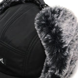 エックスガール キャップ レディース X-girl 帽子 ブランド おしゃれ 秋 冬 秋冬 フライトキャップ ジェットキャップ ファー 耳当て ドッグイヤー 防寒 ロゴ かわいい カジュアル DOG EAR JET CAP 105253051004