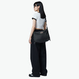 エックスガール ショルダーバッグ レディース かわいい ナイロン 斜めがけバッグ 大きめ おしゃれ X-girl ショルダー バッグ 斜めがけ 斜め掛け 軽い 軽量 ブランド 女の子 A4 SIDE DRAWSTRING BAG 105253053008