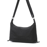 エックスガール ショルダーバッグ レディース かわいい ナイロン 斜めがけバッグ 大きめ おしゃれ X-girl ショルダー バッグ 斜めがけ 斜め掛け 軽い 軽量 ブランド 女の子 A4 SIDE DRAWSTRING BAG 105253053008