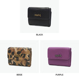 エックスガール 三つ折り財布 レディース かわいい 女子高生 ブランド X-girl 財布 折り財布 ウォレット コンパクト 黒 ブラック 三つ折り 小さめ ミニ MILLS LOGO FAUX LEATHER MINI WALLET 105253054012