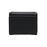 エックスガール 三つ折り財布 レディース かわいい 女子高生 ブランド X-girl 財布 折り財布 ウォレット コンパクト 黒 ブラック 三つ折り 小さめ ミニ MILLS LOGO FAUX LEATHER MINI WALLET 105253054012