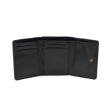 エックスガール 三つ折り財布 レディース かわいい 女子高生 ブランド X-girl 財布 折り財布 ウォレット コンパクト 黒 ブラック 三つ折り 小さめ ミニ MILLS LOGO FAUX LEATHER MINI WALLET 105253054012