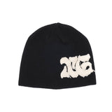 エックスガール ニット帽 レディース 帽子 X-girl ニット帽子 ビーニー ブランド 女子 かっこいい ストリート ロゴ フリーサイズ DISTRESSED LOGO PATCH BEANIE 105254051002