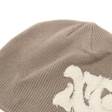 エックスガール ニット帽 レディース 帽子 X-girl ニット帽子 ビーニー ブランド 女子 かっこいい ストリート ロゴ フリーサイズ DISTRESSED LOGO PATCH BEANIE 105254051002