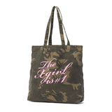 エックスガール トートバッグ レディース 大きめ キャンバス A4 X-girl バッグ かわいい 軽い 横 横型 ブランド トート 布 おしゃれ カジュアル 大容量 持ち手長め THE X-GIRL IS NUMBER ONE TOTE BAG 105254053002