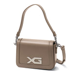 エックスガール ショルダーバッグ レディース 斜めがけバッグ ブランド X-girl バッグ 斜めがけ 肩かけ 大人 小さめ 小さい おしゃれ ハンドバッグ XG EMBLEM BUCKLE 2WAY FAUX LEATHER BAG 105254053003