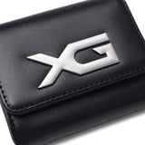 エックスガール 三つ折り財布 レディース 女子高生 かわいい X-girl 財布 ブランド 可愛い コンパクト ミニ 三つ折り 小さめ 小さい 折り財布 ミニ財布 XG EMBLEM BUCKLE FAUX LEATHER MINI WALLET 105254054006