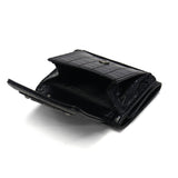 エックスガール 財布 レディース コンパクト ミニ ブランド X-girl 三つ折り 三つ折り財布 かわいい 女子高生 おしゃれ 小さめ ミニ財布 コンパクト財布 クロコ 合皮 MILLS LOGO FAUX CROCO MINI WALLET 105254054018