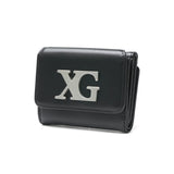 エックスガール 三つ折り財布 財布 レディース コンパクト 三つ折り X-girl ブランド 女子高生 軽い かわいい おしゃれ ミニ 小さめ ミニ財布 カード入れ ロゴ XG EMBLEM CLASP MINI WALLET 105261054012